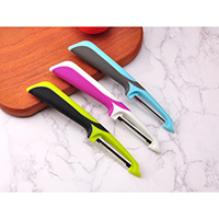 P Shape Peeler with Soft Grip Handle