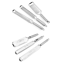 Stainless Steel Set of 3 Flat Grater