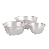 Set of 3 Stainless Steel Colander