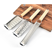 Stainless Steel Set of 3 Flat Grater